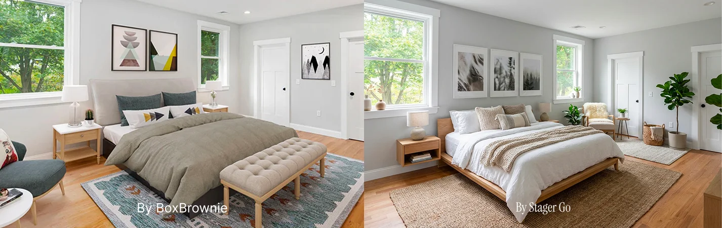 BoxBrownie vs Stager Go examples